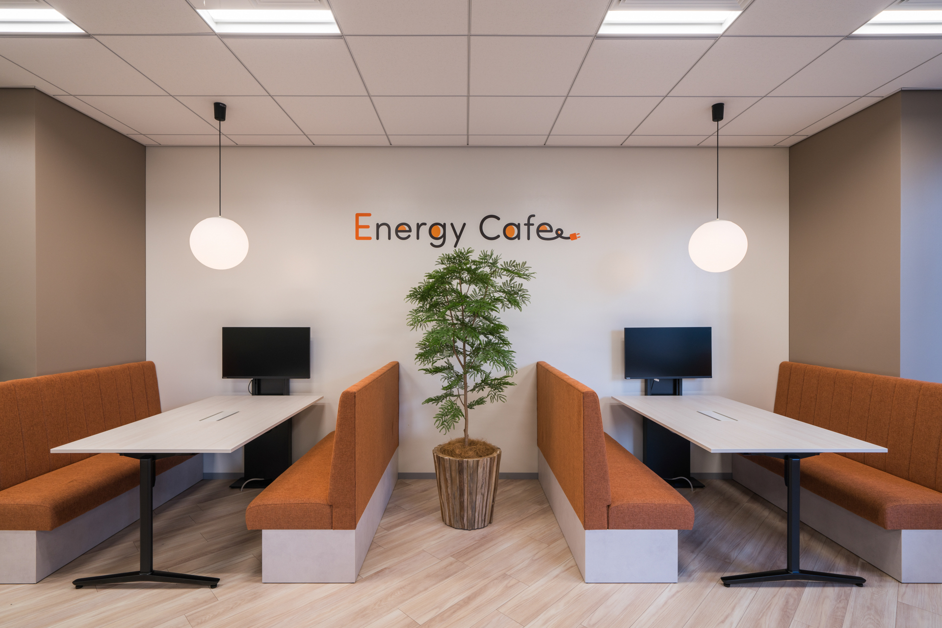 社員の皆様で決めたリフレッシュスペース名 「Energy Cafe」